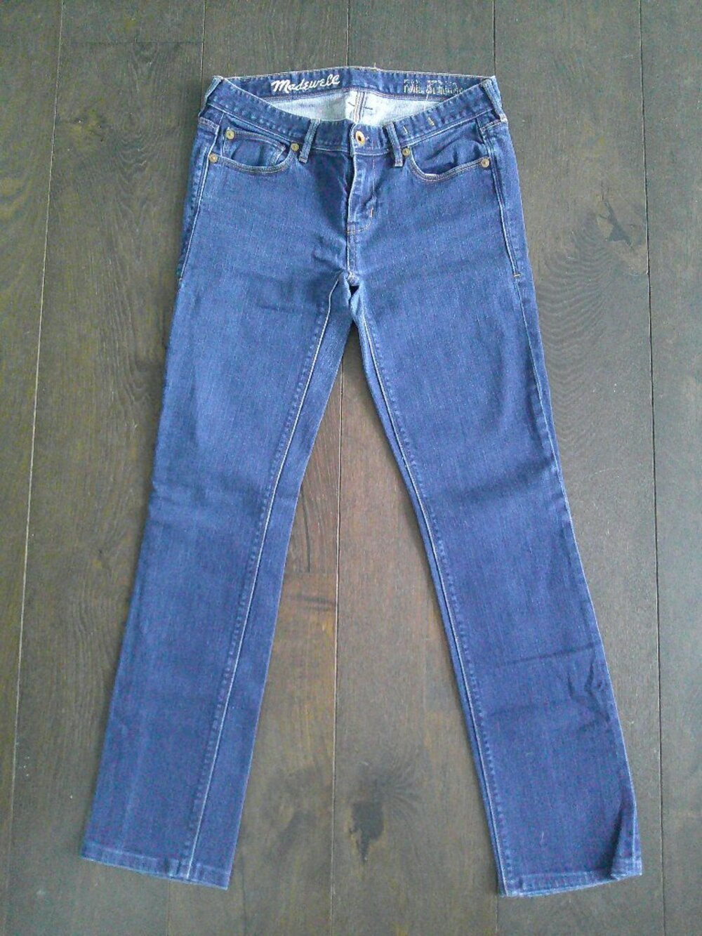 Madewell Women's Rail Straight Blue Jean
